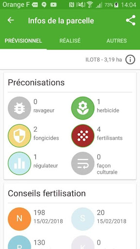 Android application Olympe Mobile screenshort