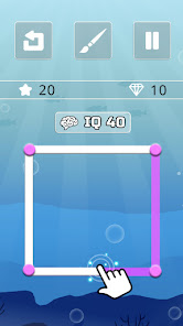 Captura de Pantalla 1 One line only : dot to dot android