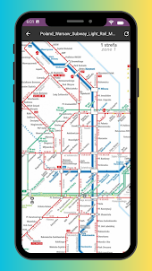 Warsaw Metro Map 2023