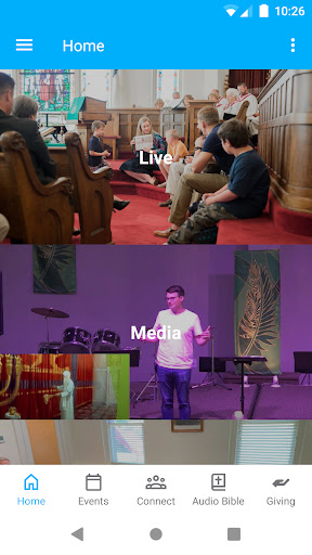 Android application Benson Baptist Church screenshort