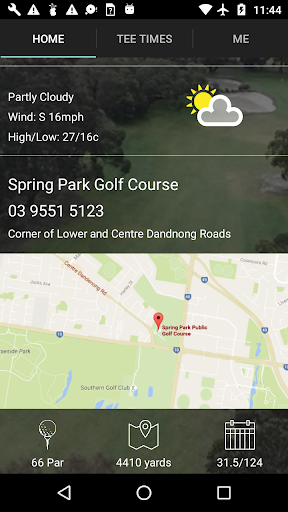 Spring Park Golf Tee Times Screen 2