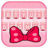 Pink Rose Lace Theme&Emoji Keyboard icon