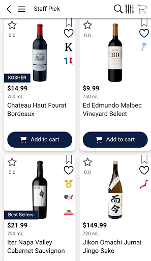 Android application Zheng Brothers Wine screenshort