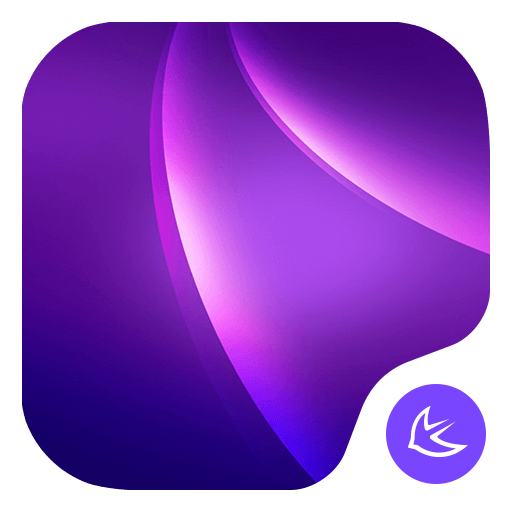 Purple-APUS Launcher theme  Icon