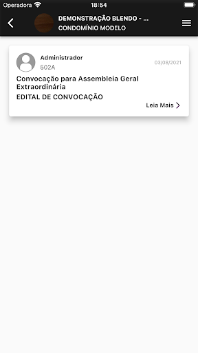 Android application Condomi screenshort