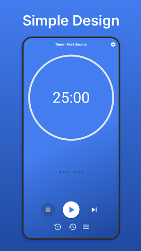 Android application Focus Dojo - Pomodoro Timer screenshort