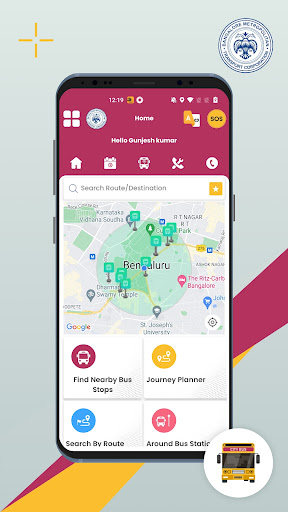Android application Namma BMTC screenshort
