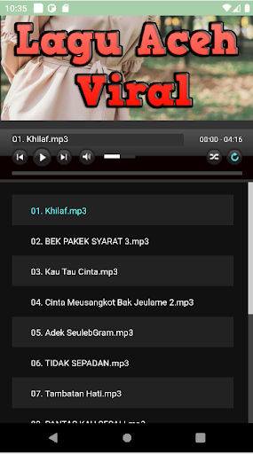 Lagu Aceh Viral Offline Screen 3