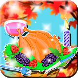 Thanksgiving Turkey Decoration icon