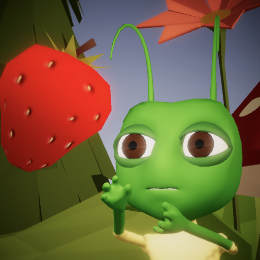 Ant Collecting Falling Berry logo