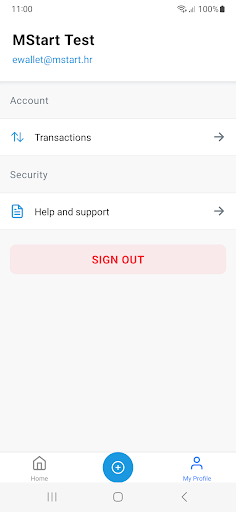 eWallet cashless demo