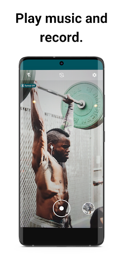 Android application Videou - Play music and record screenshort