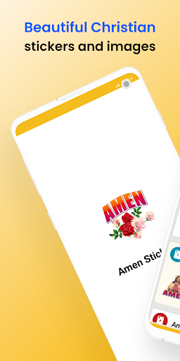 Android application Amen Stickers screenshort