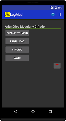 Android application LogMod screenshort