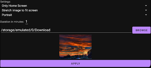 Android application Premium Auto wallpaper changer screenshort