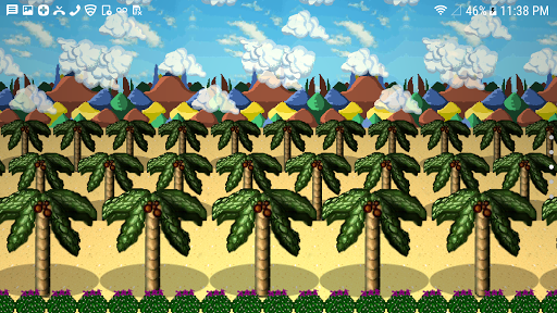 16-Bit Pixel Forest Live Wallpaper