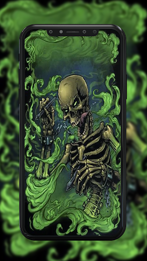 Android application Skull Wallpapers screenshort