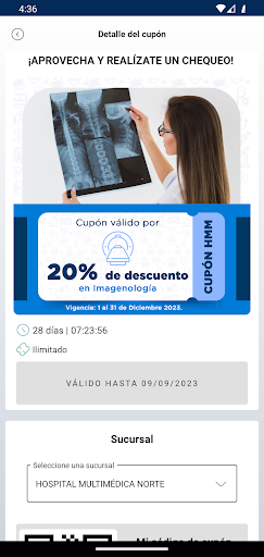 Android application CLUB MULTIMEDICA screenshort
