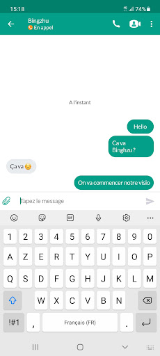 Android application Unyc screenshort