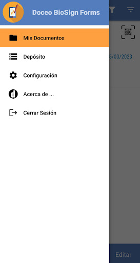 Doceo BioSign Forms Screen 2
