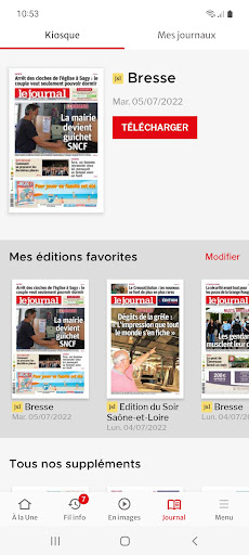 Le Journal de Saône-et-Loire Screenshot