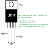 LM317 Calculator : Calculate Volt, Current, Power