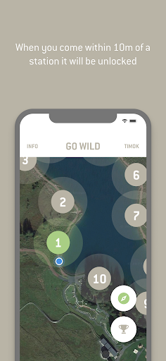 Android application Museum Goes Wild screenshort