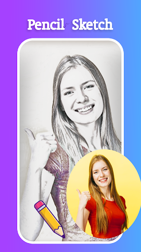 Android application Pencil Sketch Photo Editor app screenshort