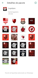 Figurinhas do Flamengo Sticker