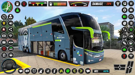 미국 사람 버스 모의 실험 장치 버스 게임