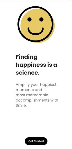 Android application Smile Habit Tracker screenshort