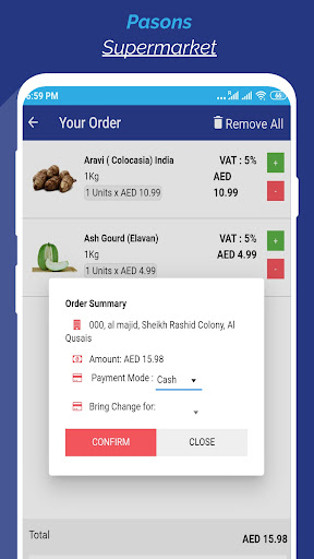 Pasons SuperMarket Screen 3