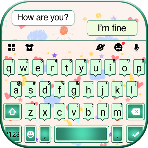 Sms Doodle Keyboard Theme logo