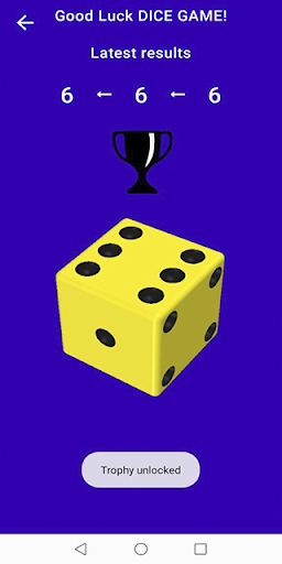 Dice Game Screen 3