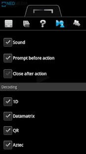 NeoReader QR & Barcode Scanner screenshots 6