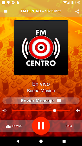 Android application Fm Centro - 107.3 Mhz screenshort