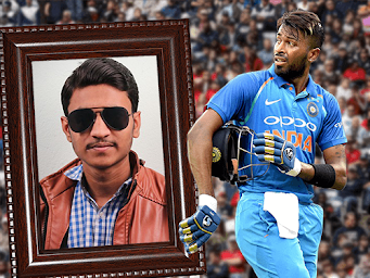 Indian Cricket Photo Frame