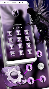 Captura 7 Fairy Dark Purple Theme android