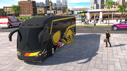 City Coach Bus 3d: 유럽 버스