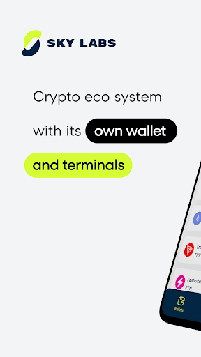 Android application SkyLabs: Wallet and Terminals screenshort