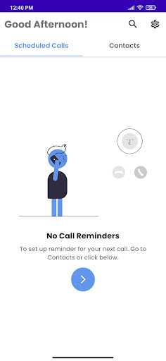 Android application Call Reminder - Contact.it screenshort