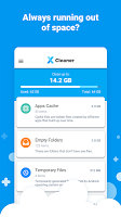 screenshot of X Cleaner for Android: Broom Sweeper & Booster App