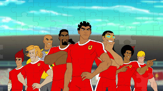 Supa Strikas Game Puzzle - Screenshot 2