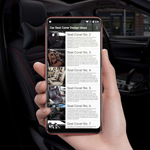 Captura de Pantalla 4 Car Seat Cover Design Ideas android