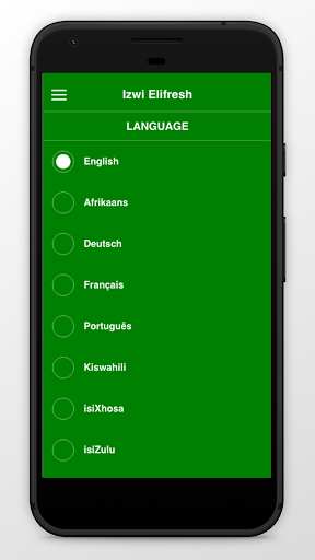 Izwi Elifresh Screen 2