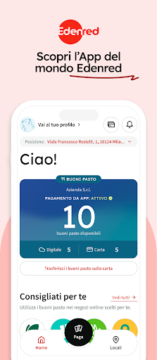 Edenred Italia Screenshot 1 - AppWisp.com