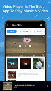 Audio and video player