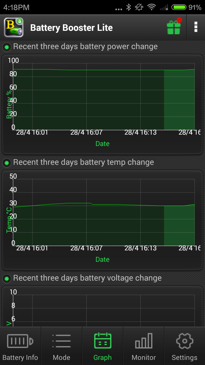 Android application Battery Booster (Full) screenshort