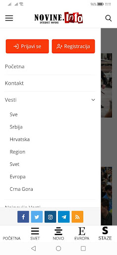 Novine Info Screen 3