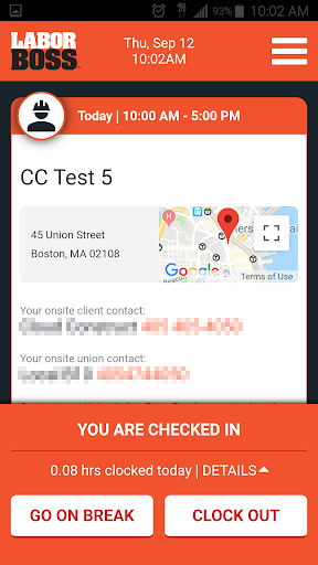 Labor Boss Screen 2